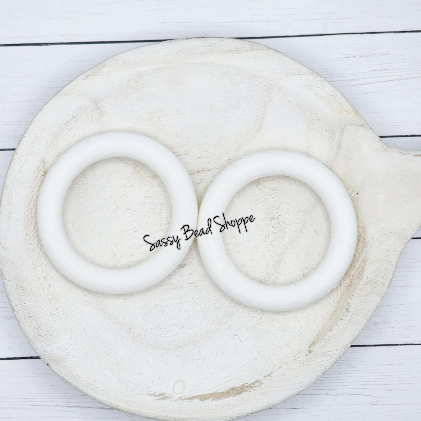 Sassy Bead Shoppe
65mm White Silicone Ring Close Up