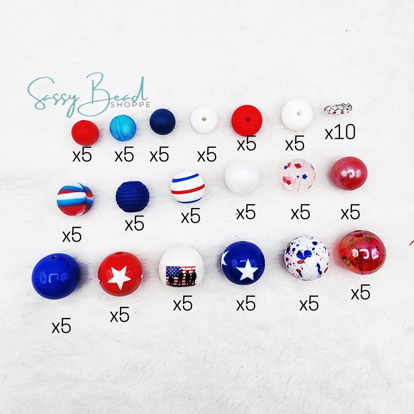 Sassy Bead Shoppe
Explosion of Fun what you will receive