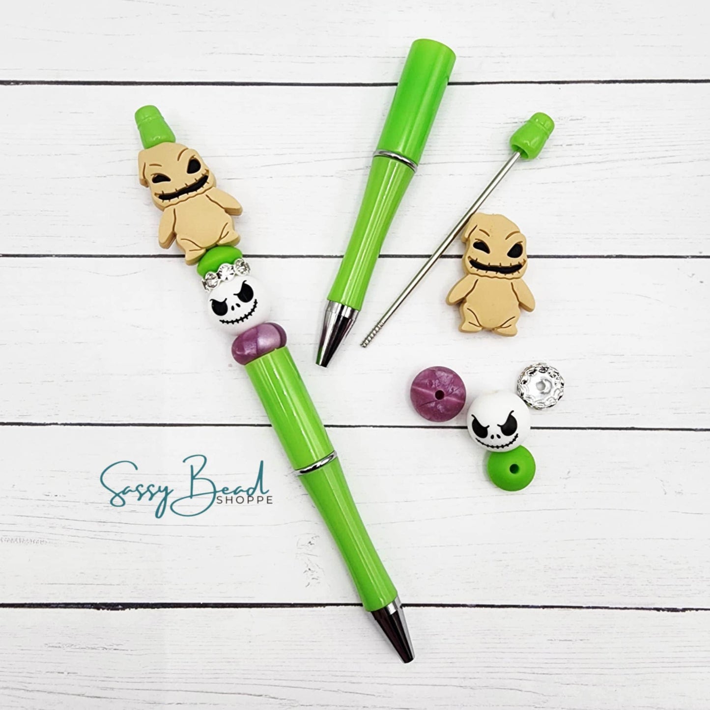 What your kit will come with. Completed pen is for reference only