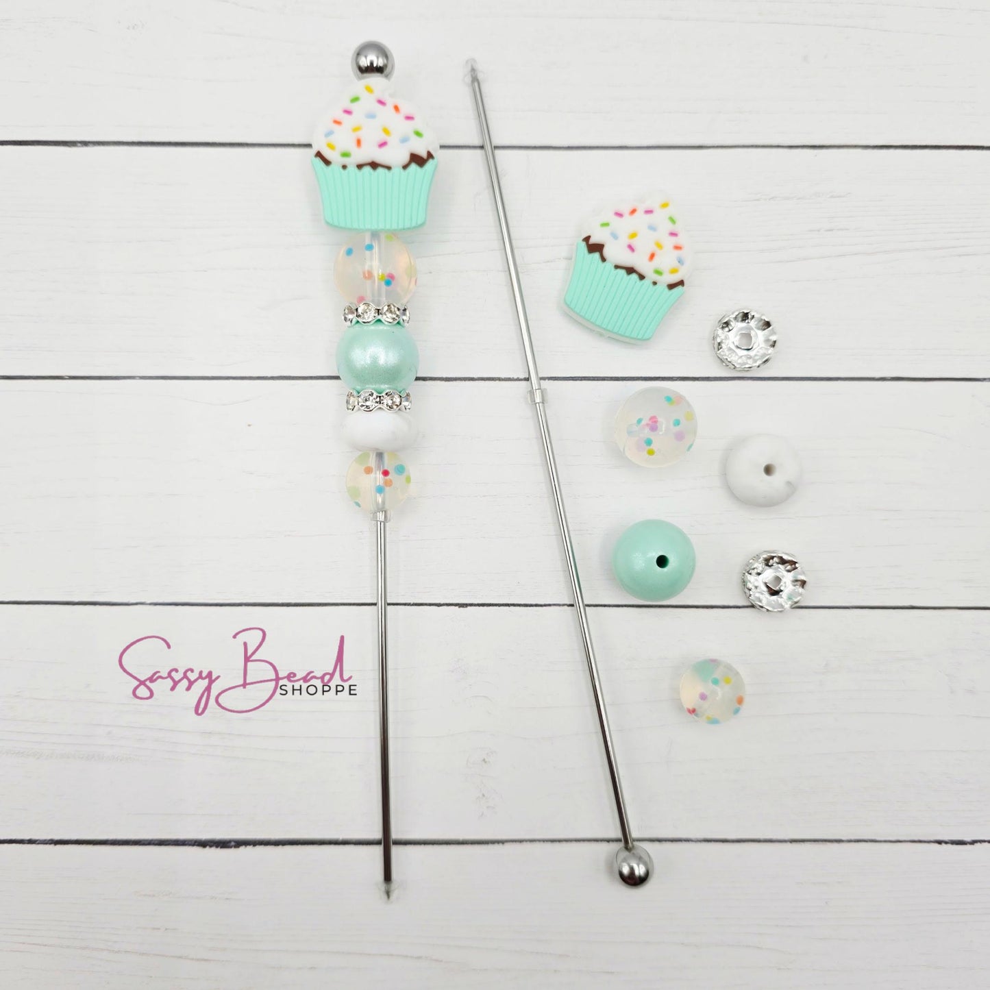Sweet Mint Cupcake Cookie Scribe DIY Kit
