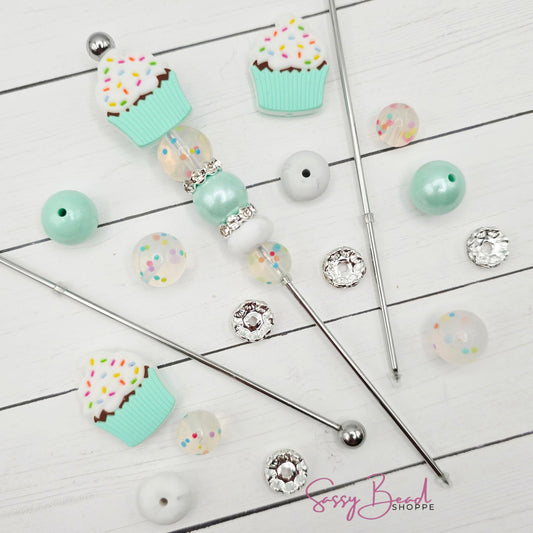 Sweet Mint Cupcake Cookie Scribe DIY Kit