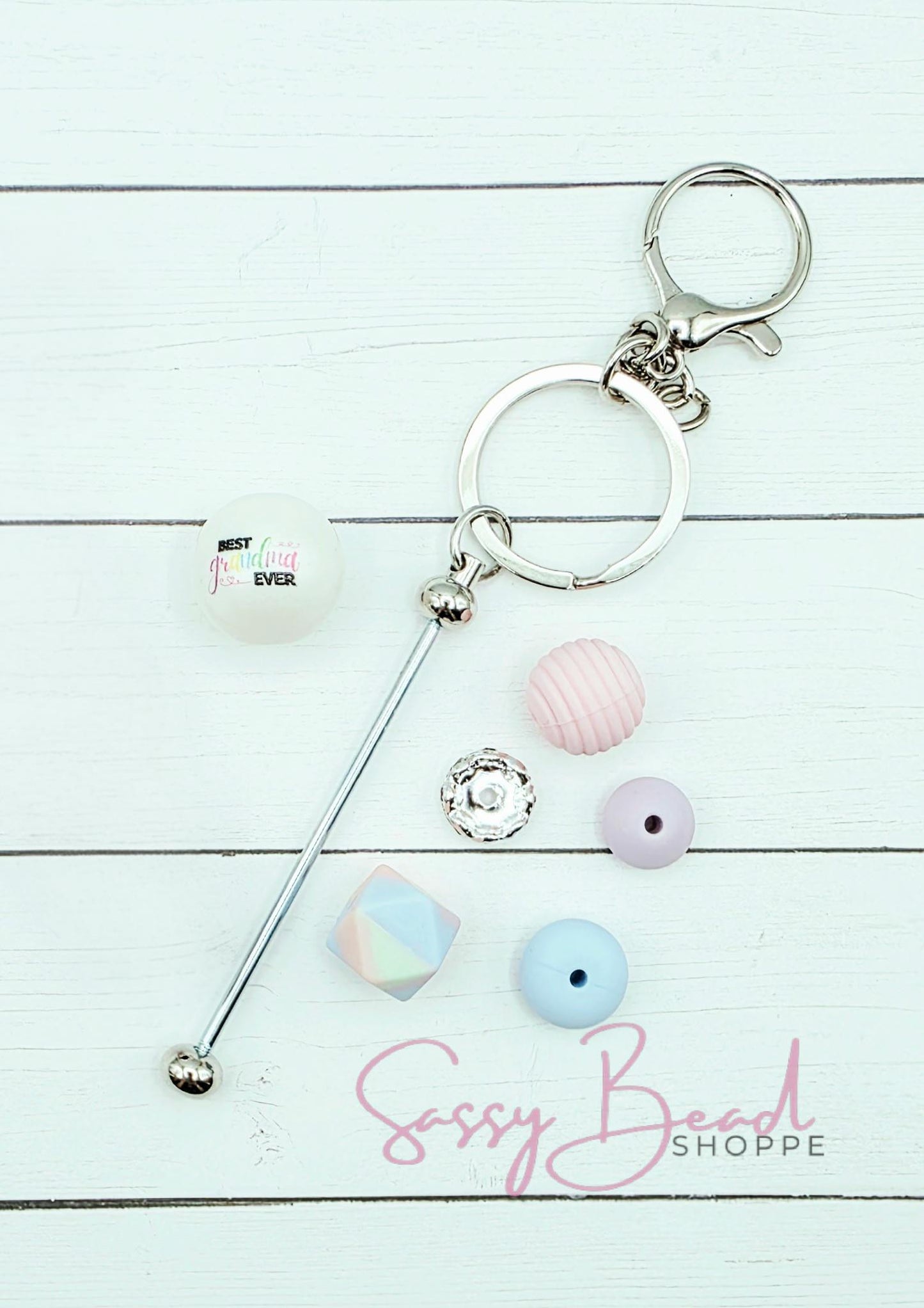 Best Grandma Ever Keychain Kit