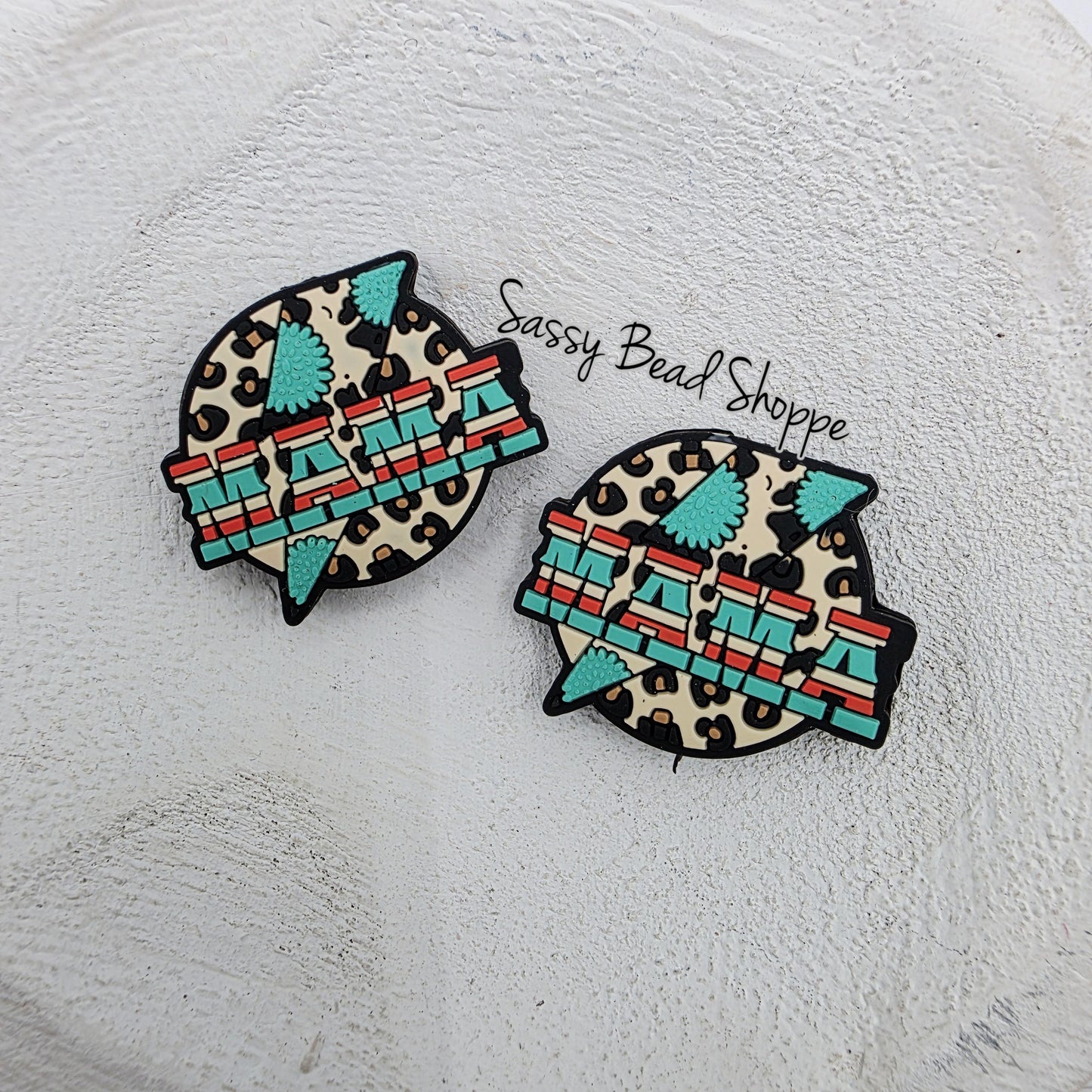 Western Mama Silicone Focal Bead, DIY Pen Beads for Bracelets, Keychain Making, Car Charm Crafts, Jewelry, Cookie Scribes, Tumbler Charms