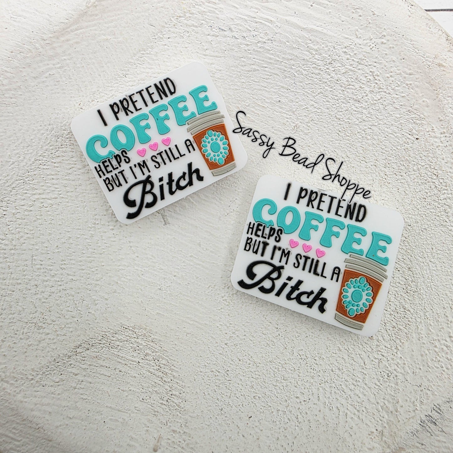 Coffee Lover Focal Beads