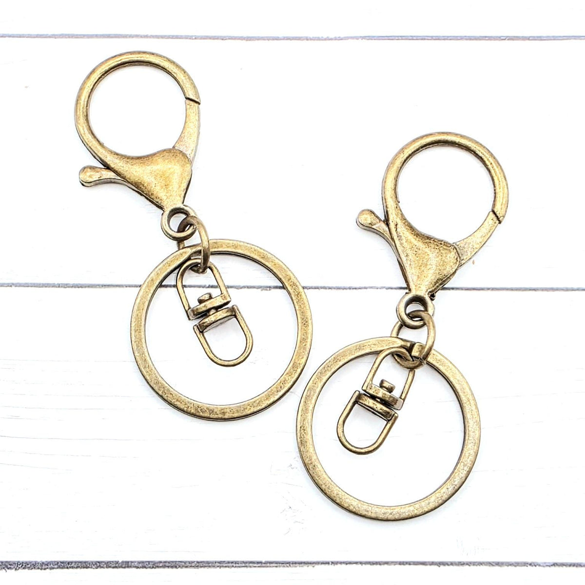 Silver Swivel Keychain with Lobster Clasp (Large) 66x30mm