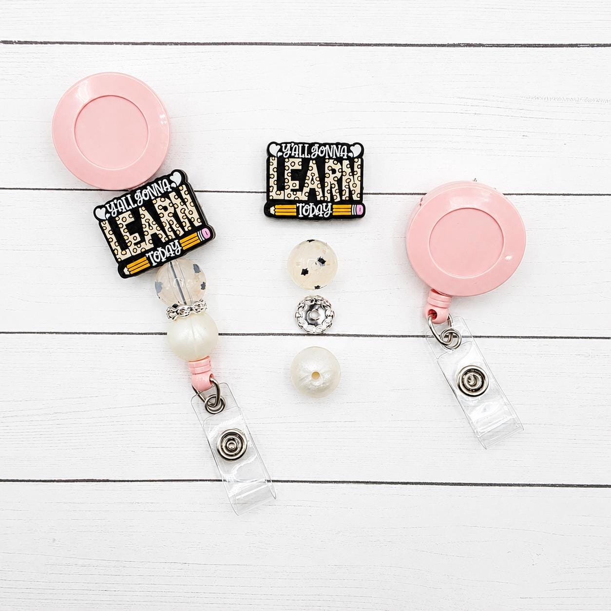 Chaos Coordinator DIY Badge Reel Kit, Beadable Badge Reel, Nurse Gift, Teacher Gift