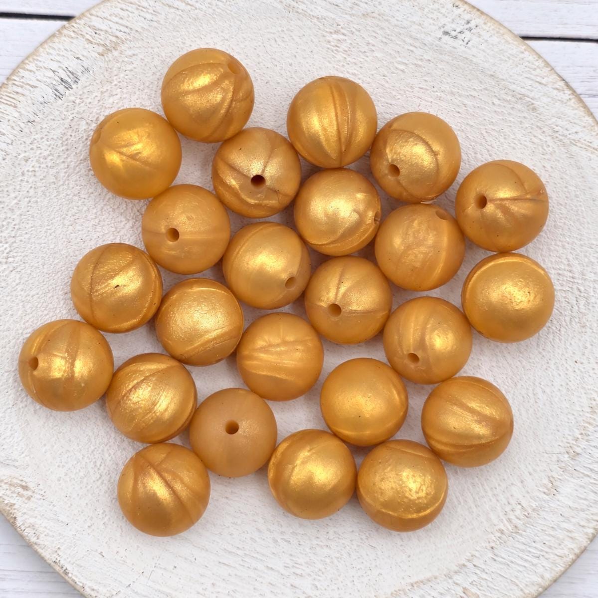 Merry & Bright 15mm Silicone Beads, (10 or 24 count), Christmas Collection