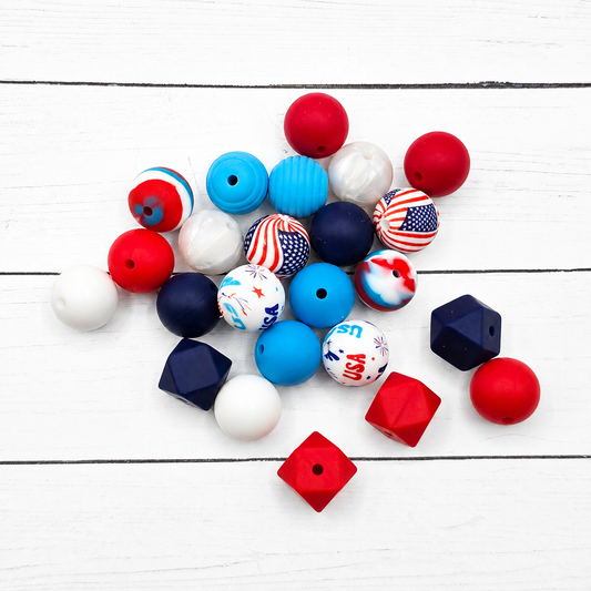 Rockin' The USA Silicone Bead Mix