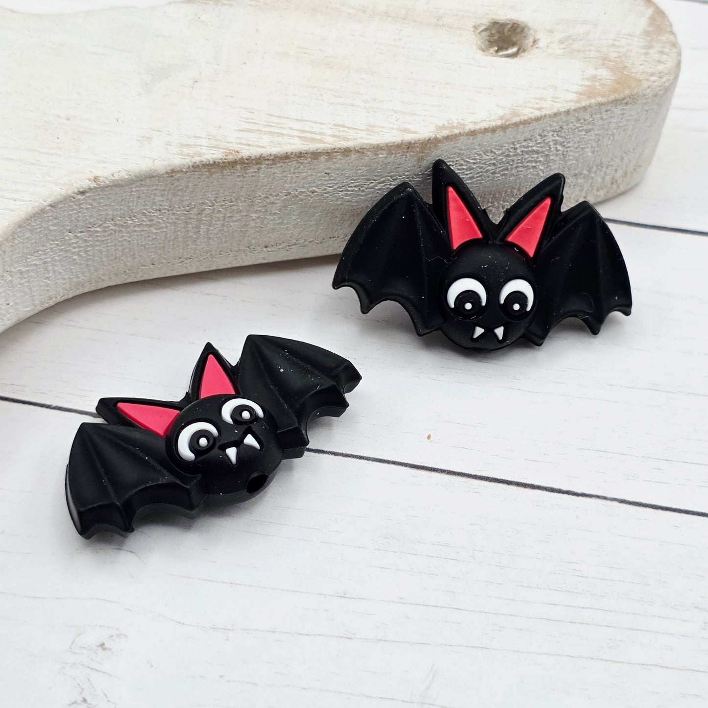 Black Bat Focal Beads