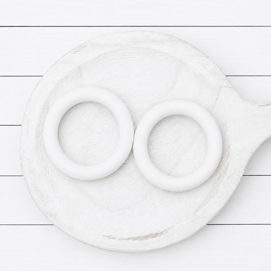 65mm White Silicone Ring
