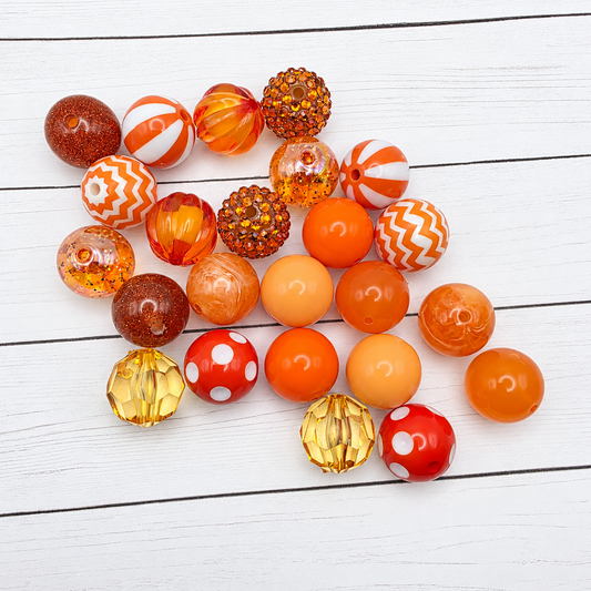 Obviously Orange Bead Mix