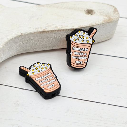 Pumpkin Spice Focal Beads