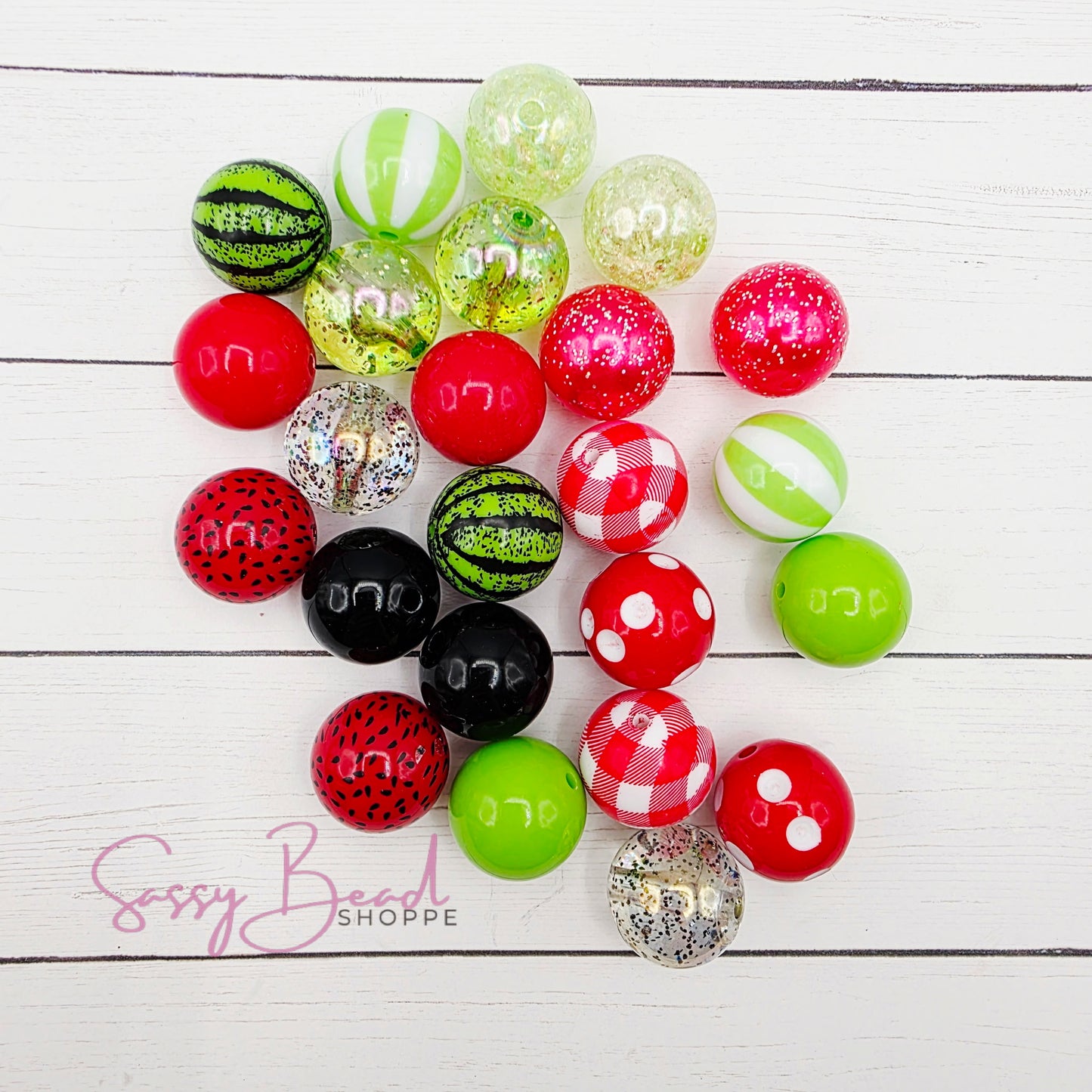 Watermelon Crawl Bead Mix