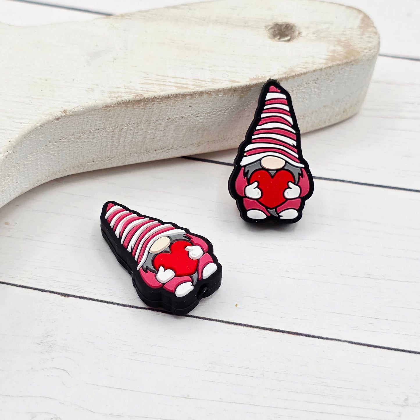 Heart Gnome Beads