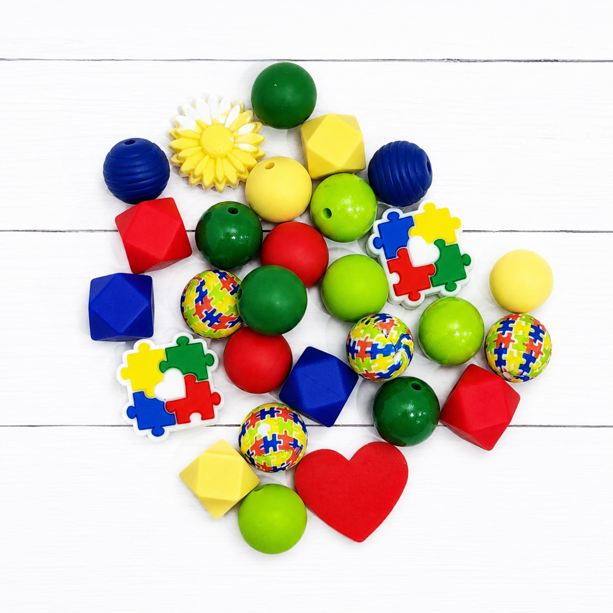 Autism Love Bead Mix