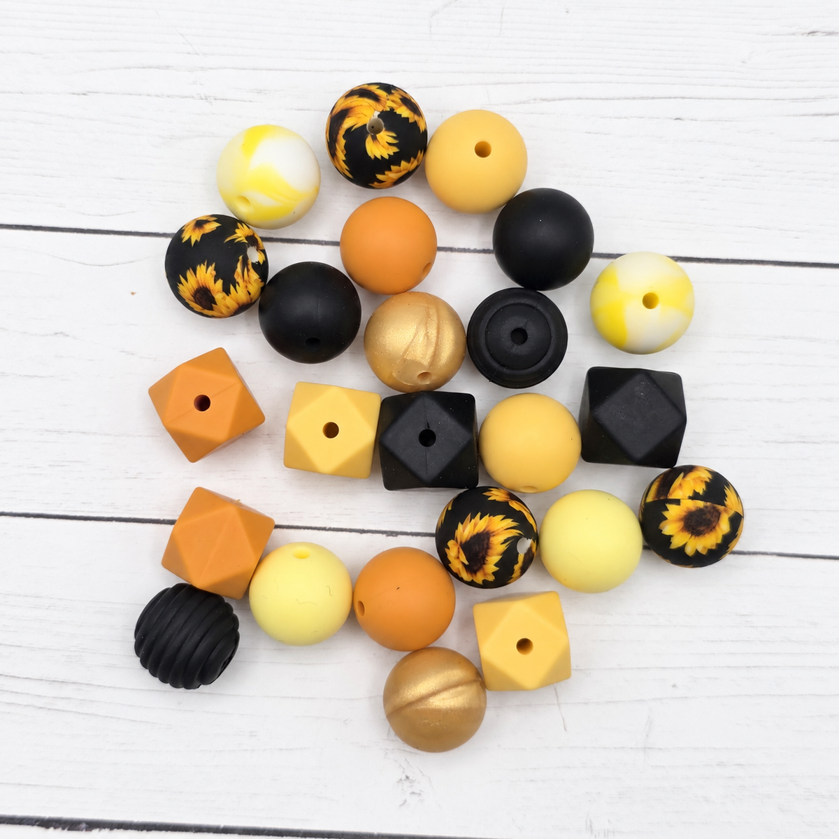 Pickin' Sunflowers Bead Mix