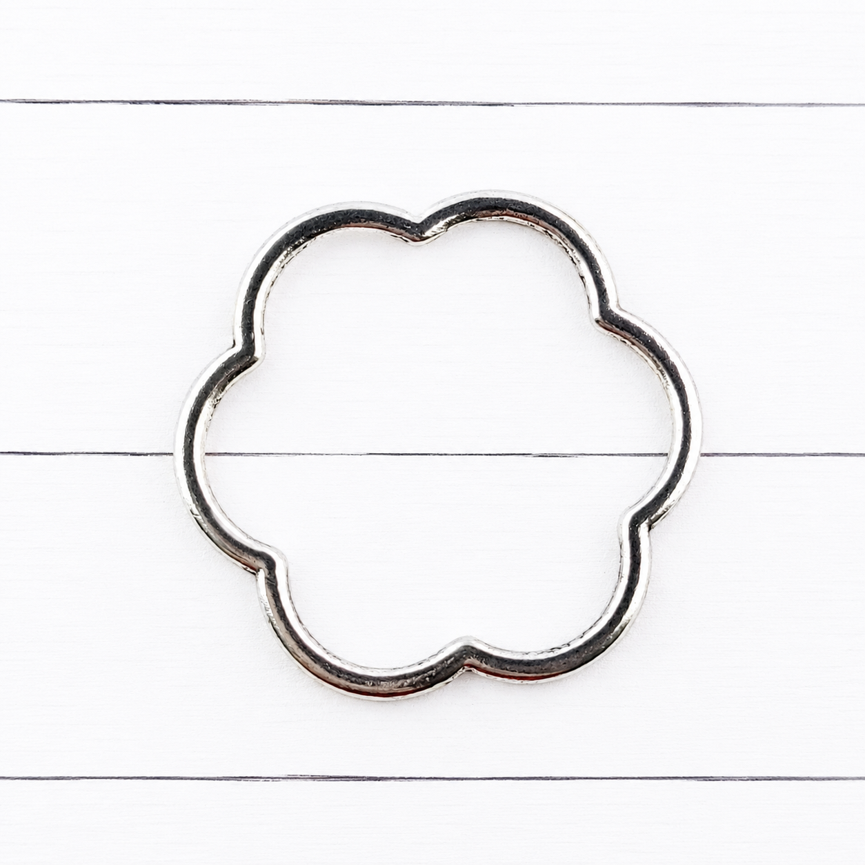 Large Flower Outline Charms