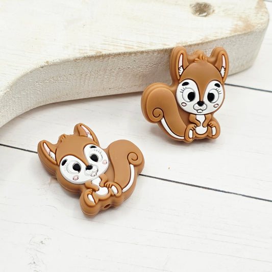 Brown Squirrel Beads