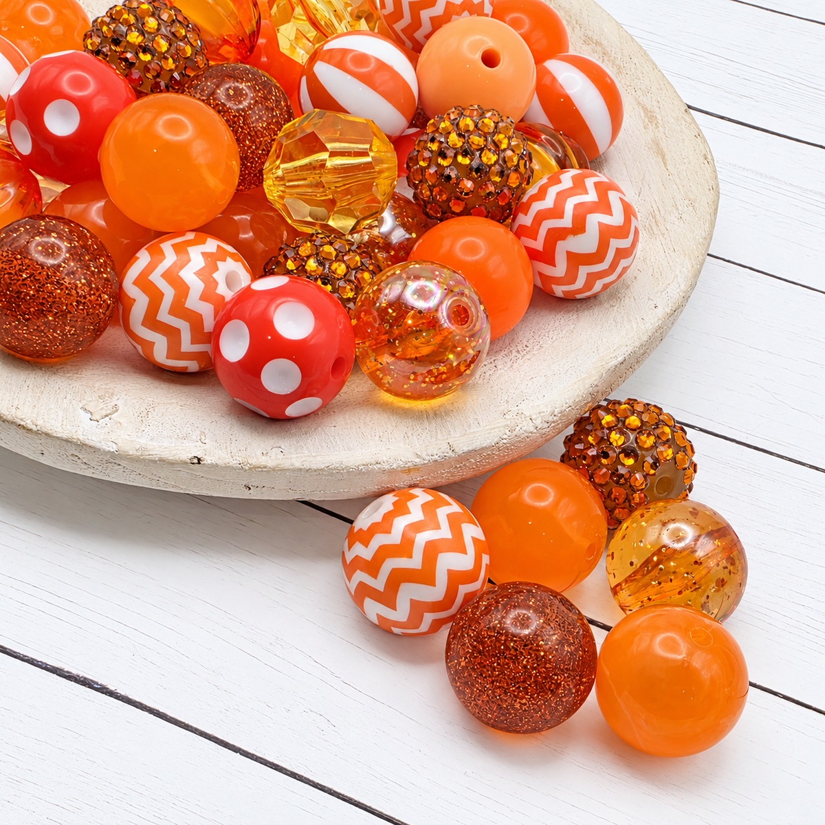 Obviously Orange Bead Mix