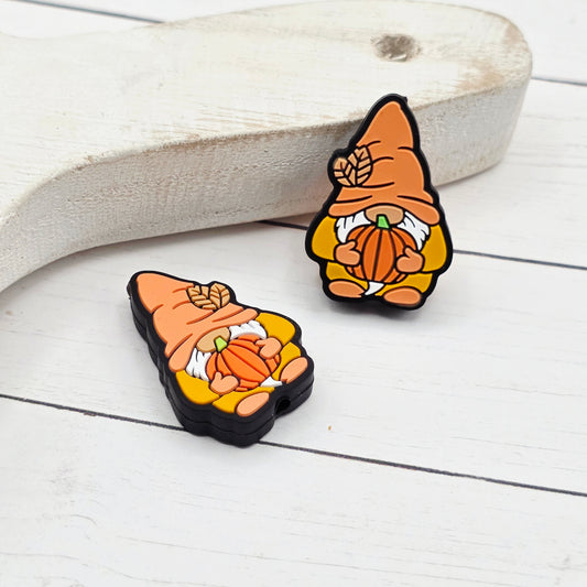 Pumpkin Gnome Focal Beads