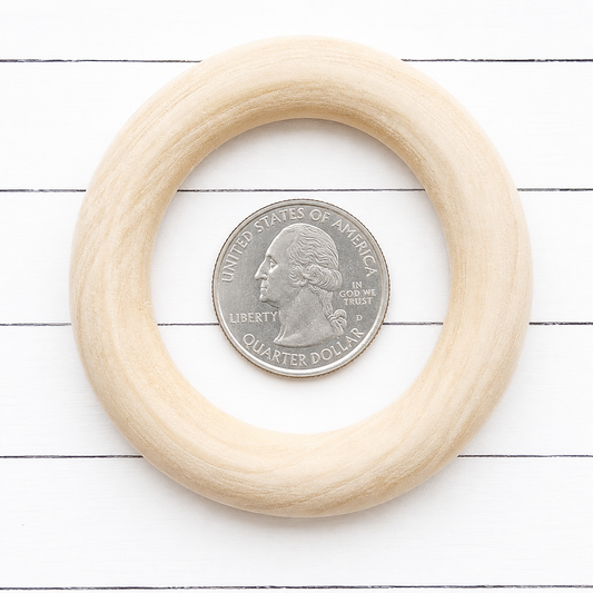 Macrame Wooden Rings 55mm