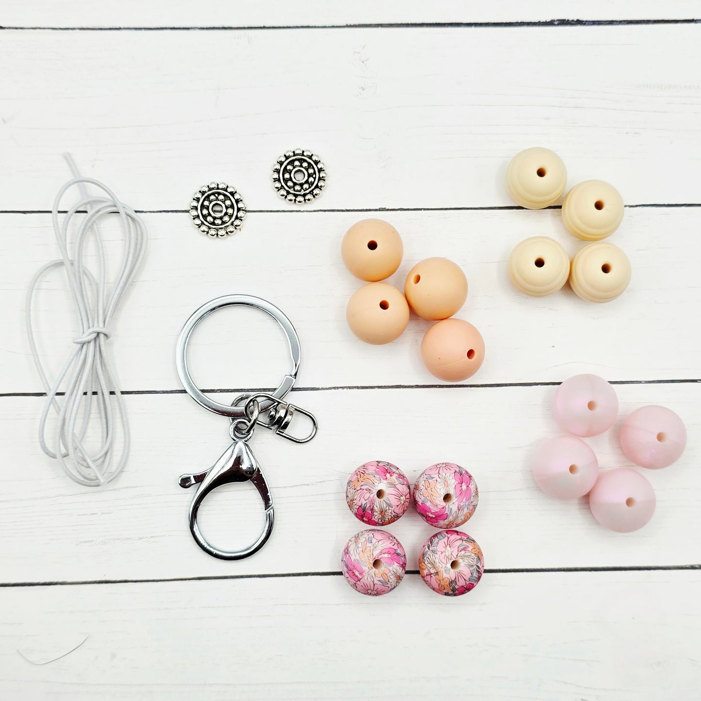 Pink Petal Wristlet DIY Kit