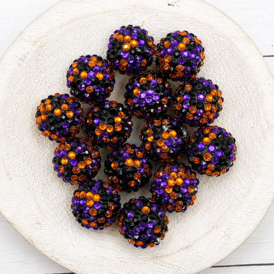 20MM Halloween Rhinestone Beads