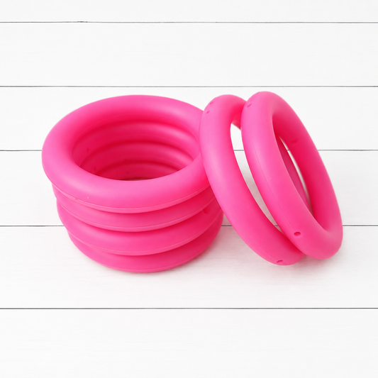65mm Hot Pink Silicone Ring