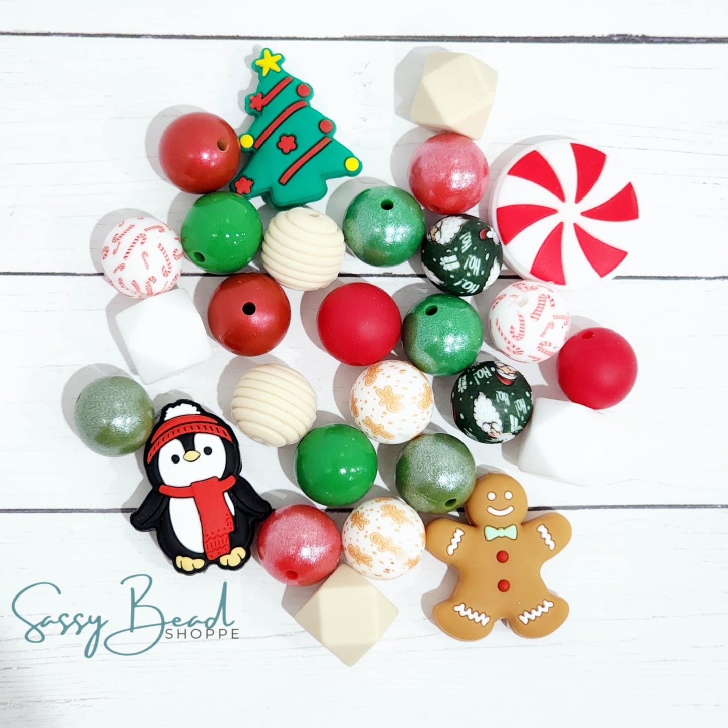 Candy Cane Lane Bead Mix