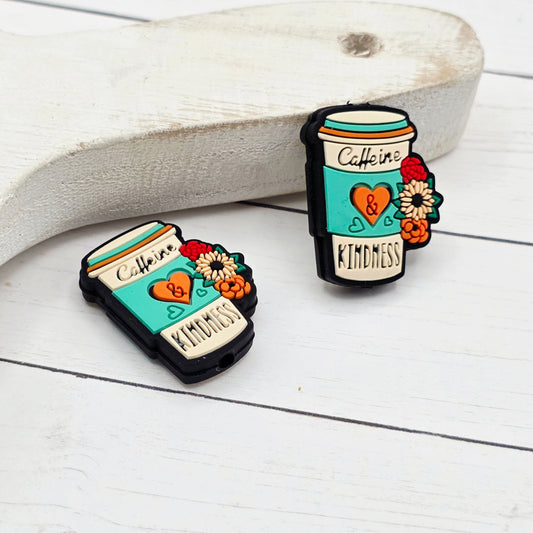Caffeine & Kindness Focal Beads