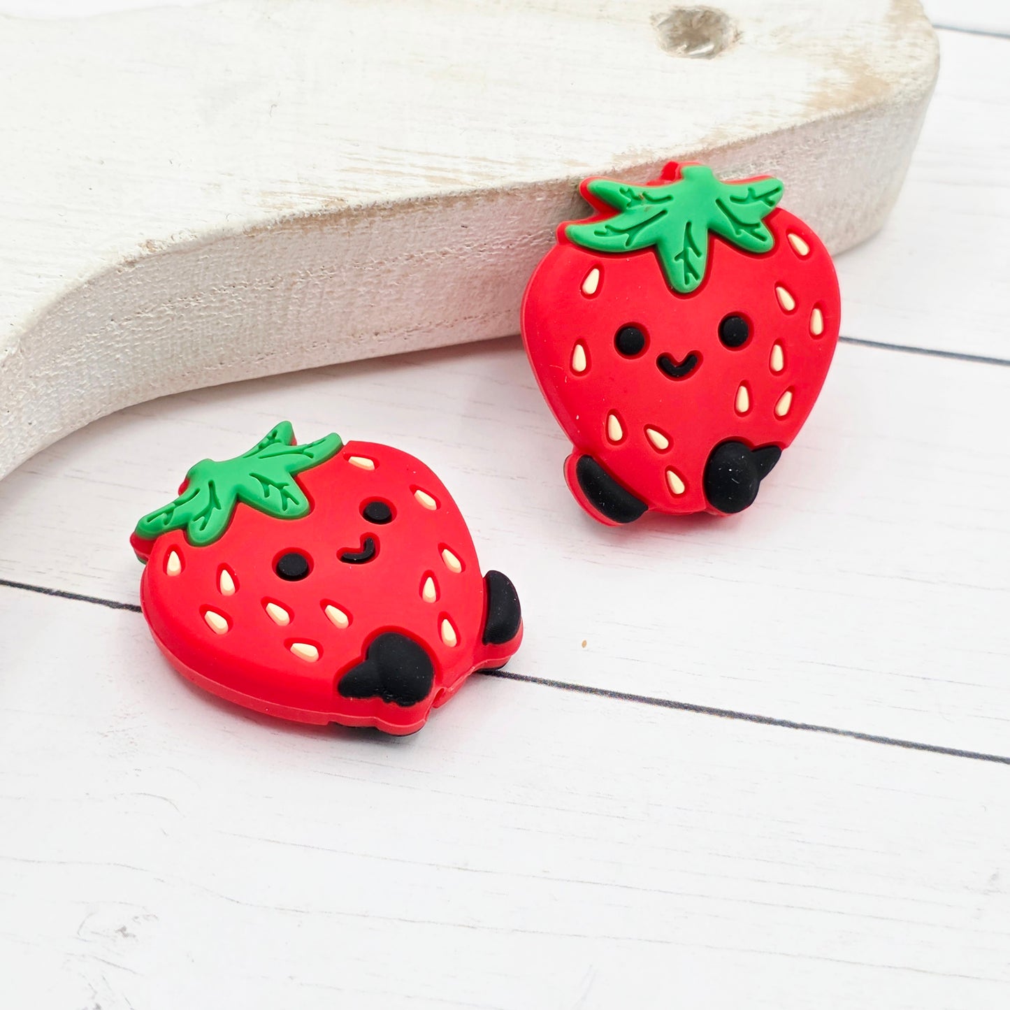 Strawberry Focal Beads