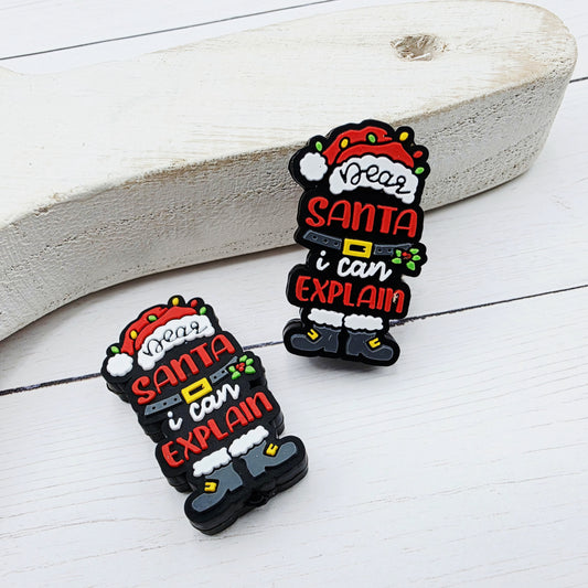 Dear Santa Focal Beads