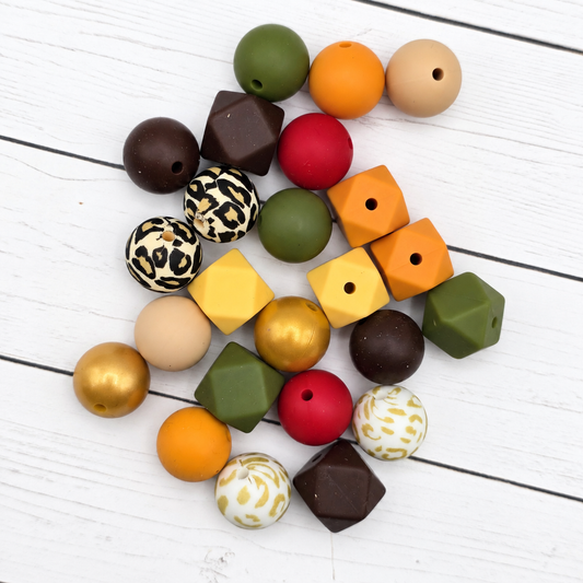 Fall Flurries Silicone Bead Mix