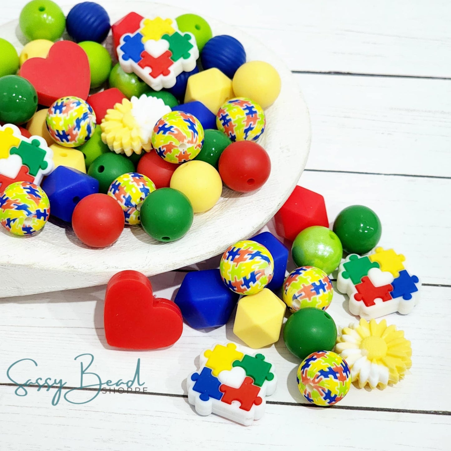 Autism Love Bead Mix