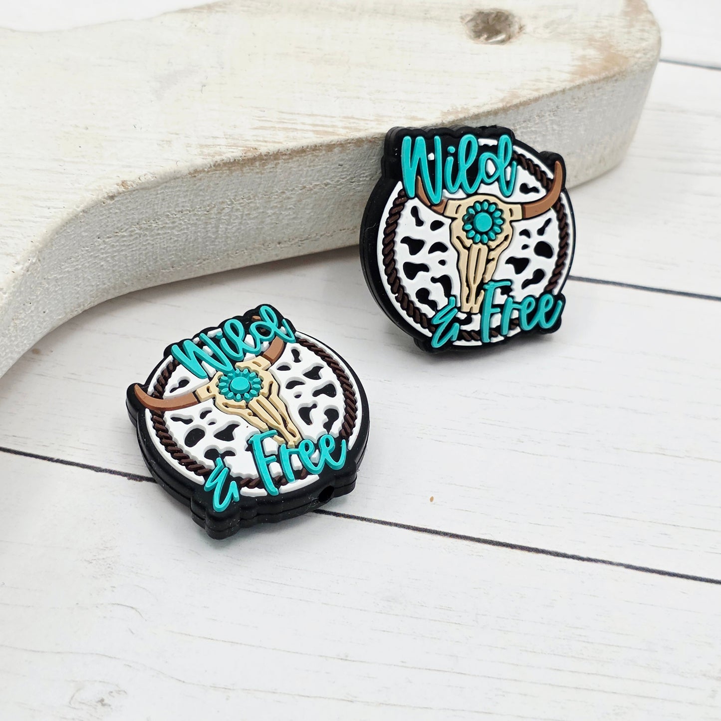 Wild & Free Skull Focal Beads