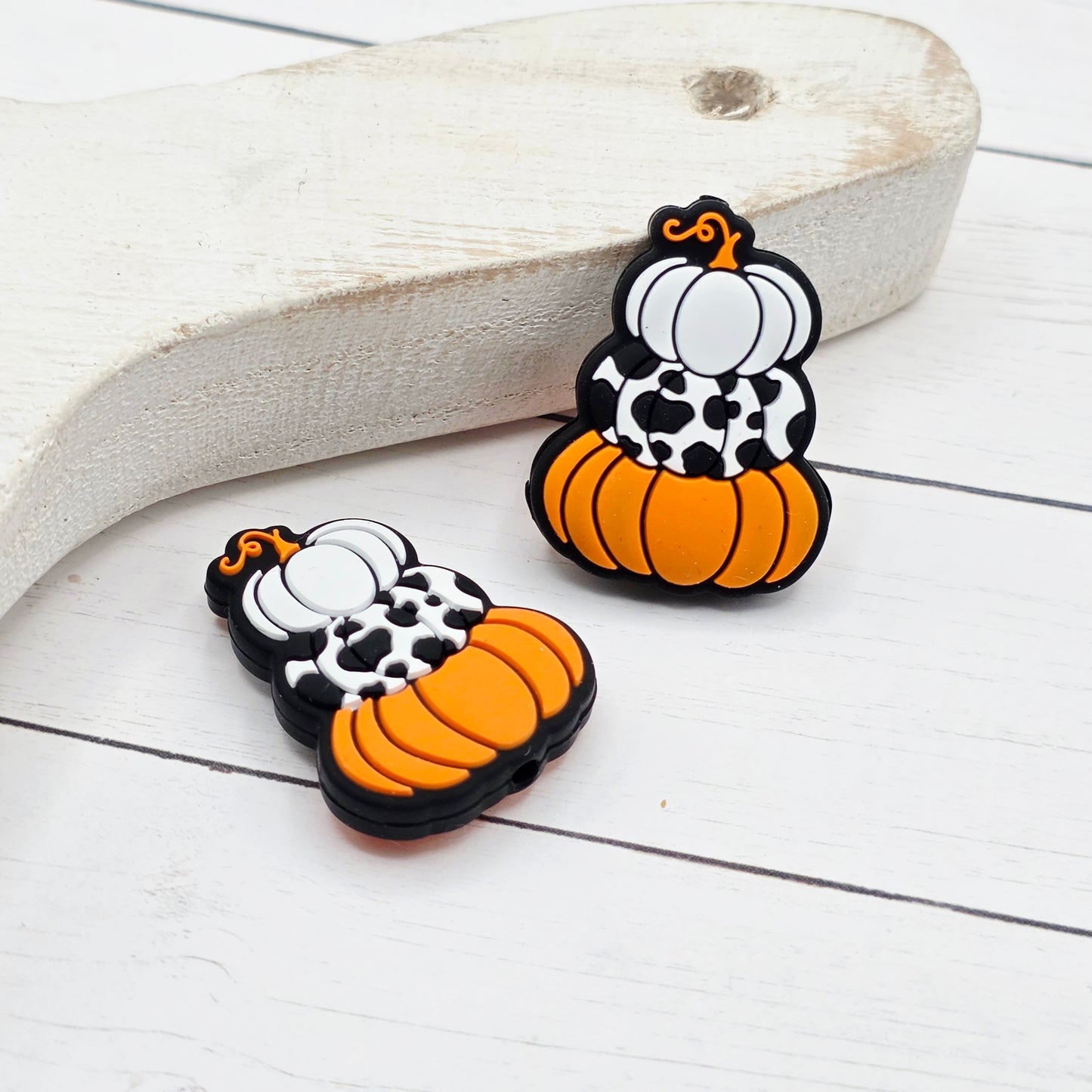 Triple Pumpkin Focal Bead