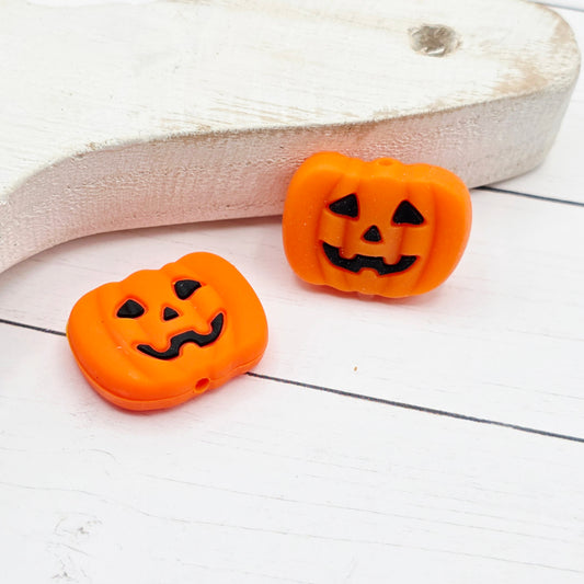 Orange Pumpkin Focal Beads