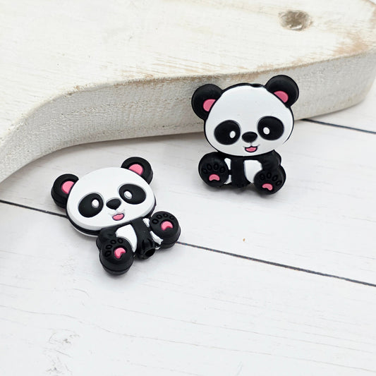 Pink Panda Bear Beads