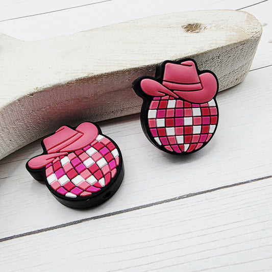 Cowgirl Disco Ball Focal Bead
