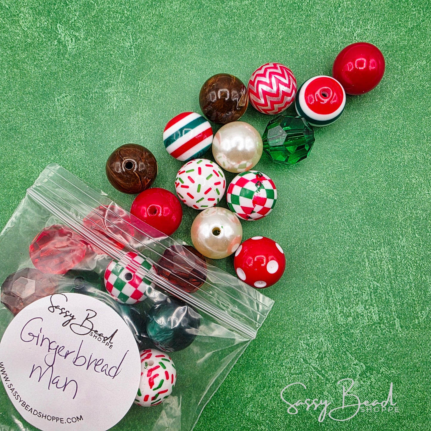 Gingerbread Man Bead Mix