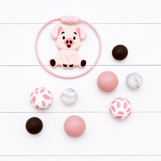 Piggy Pink Tumbler Charm Kit