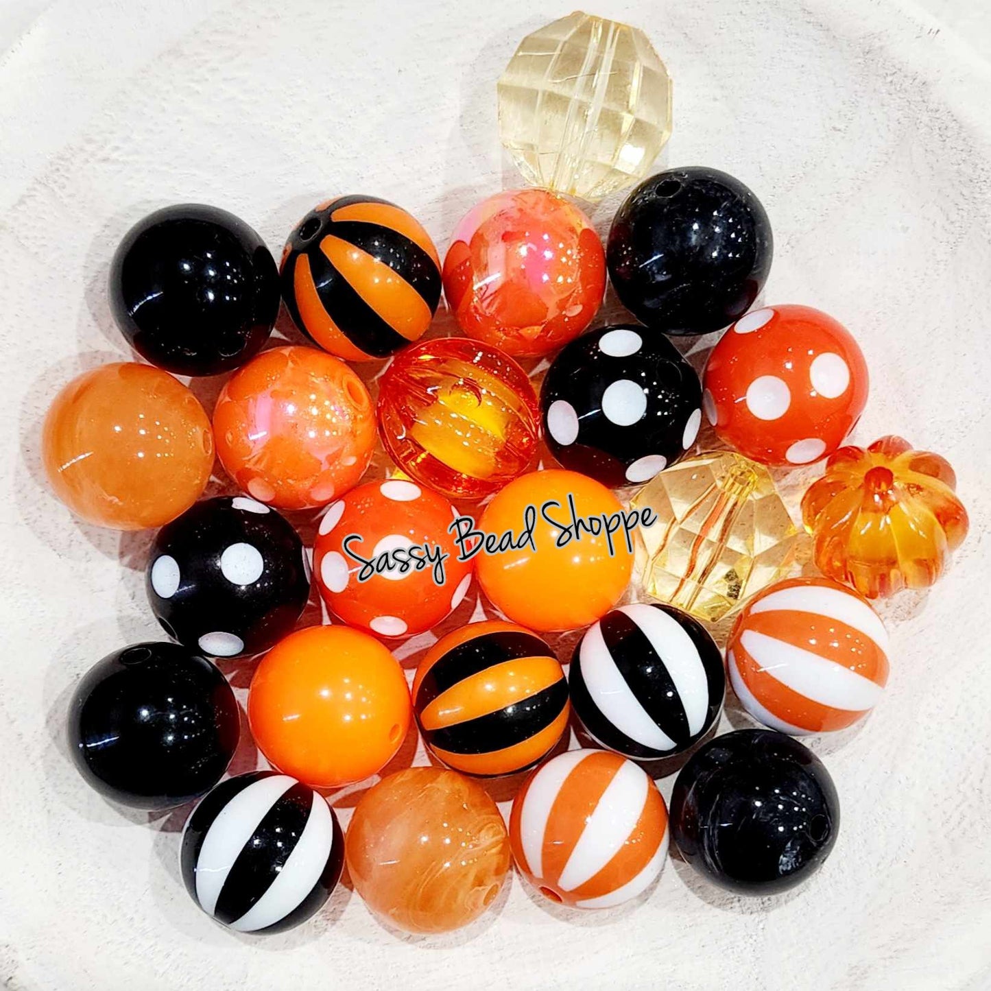Pumpkin Party Bead Mix - Sassy Bead Shoppe