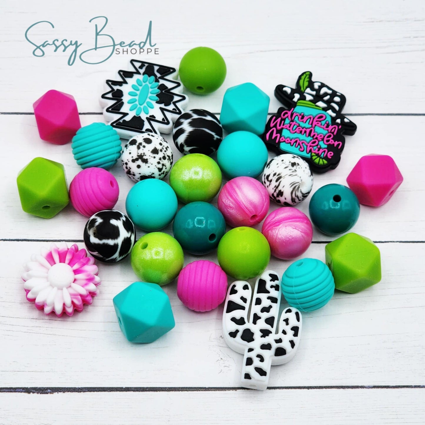 Watermelon Moonshine Bead Mix