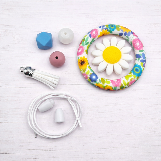 Daisy Bloom Car Charm DIY Kit