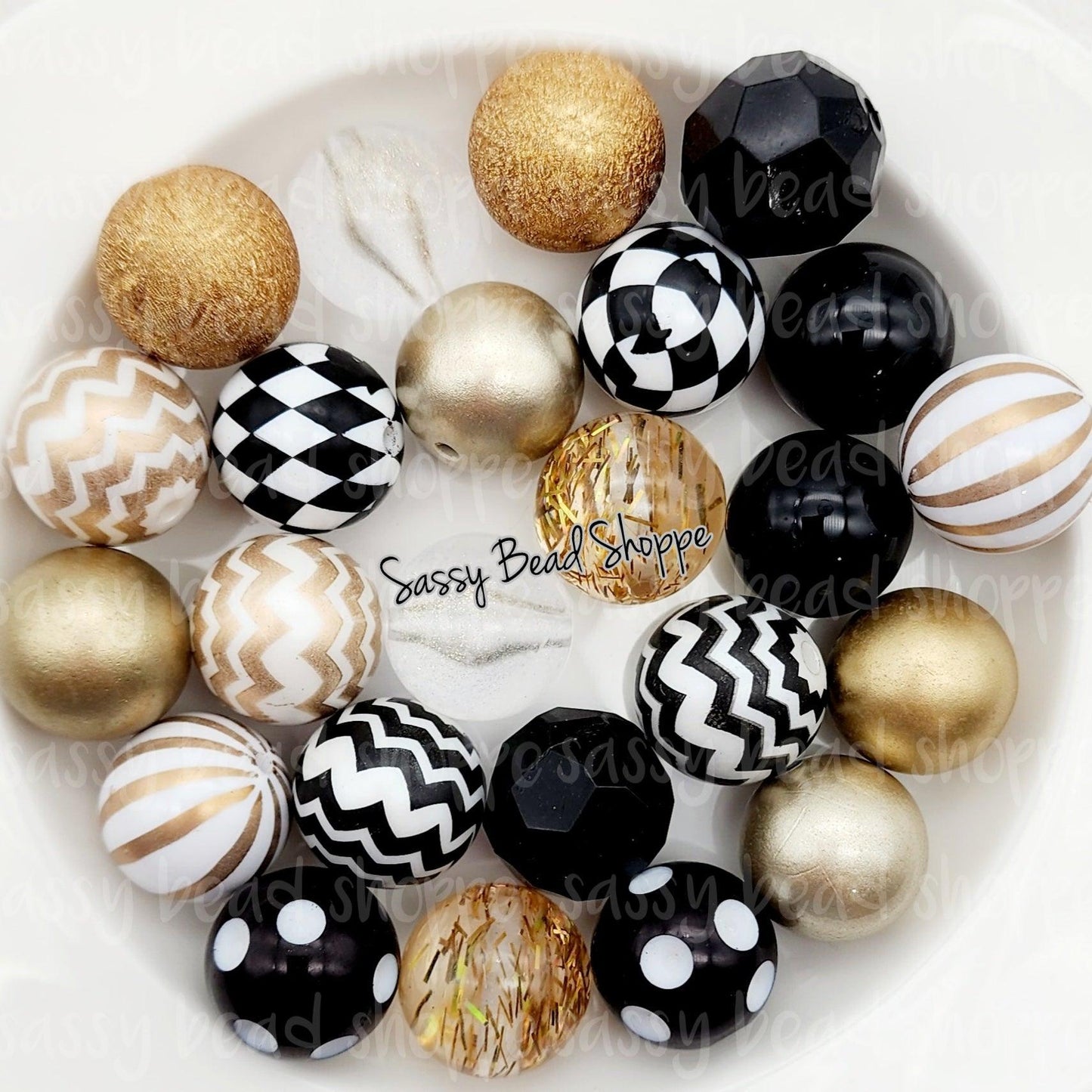 Who Dat Saints Bead Mix - Sassy Bead Shoppe