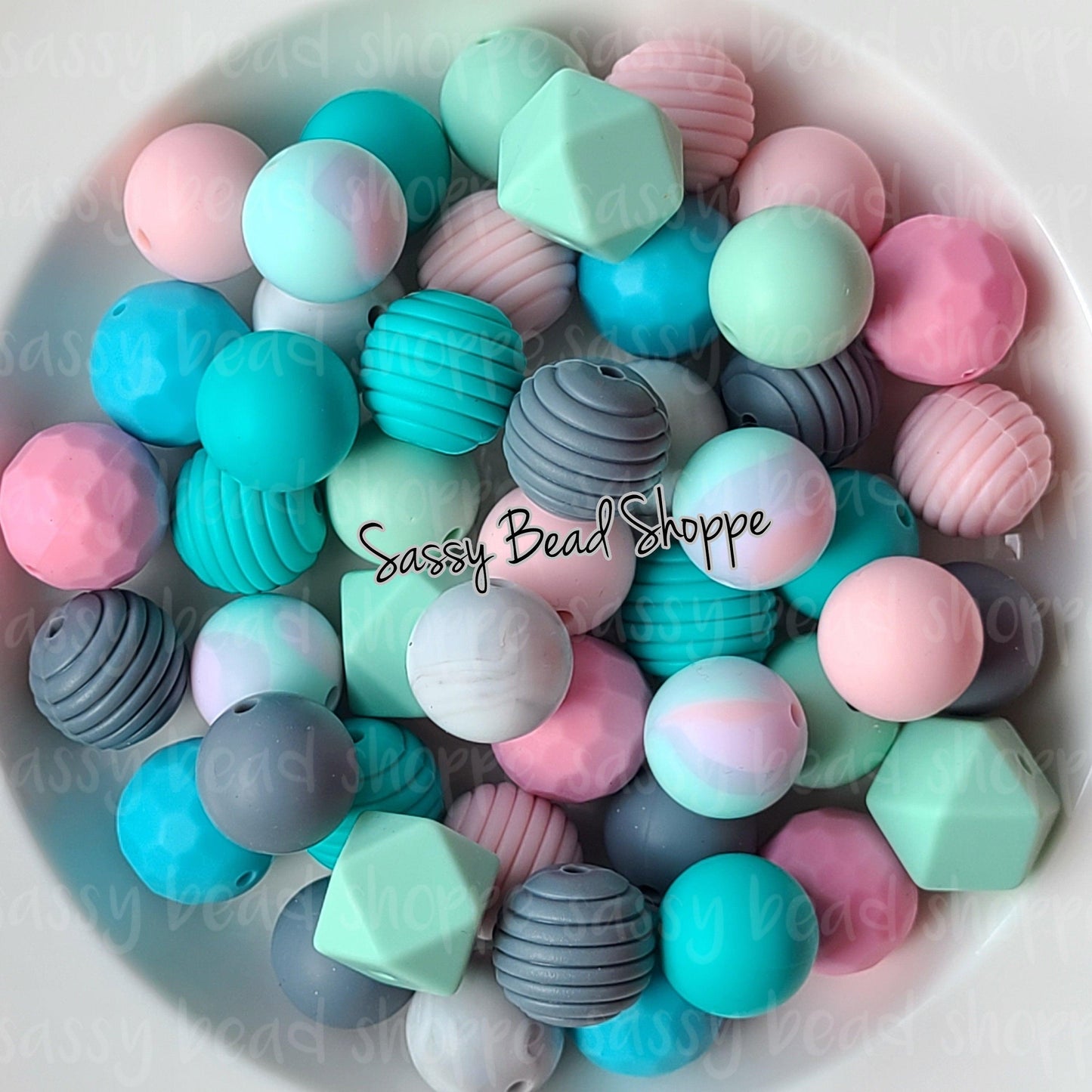 Carribean Escape Silicone Bead Mix - Sassy Bead Shoppe
