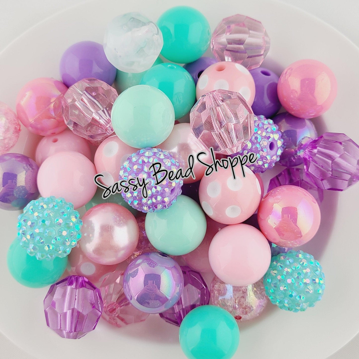 Dream Big Bubblegum Bead Mix - Sassy Bead Shoppe