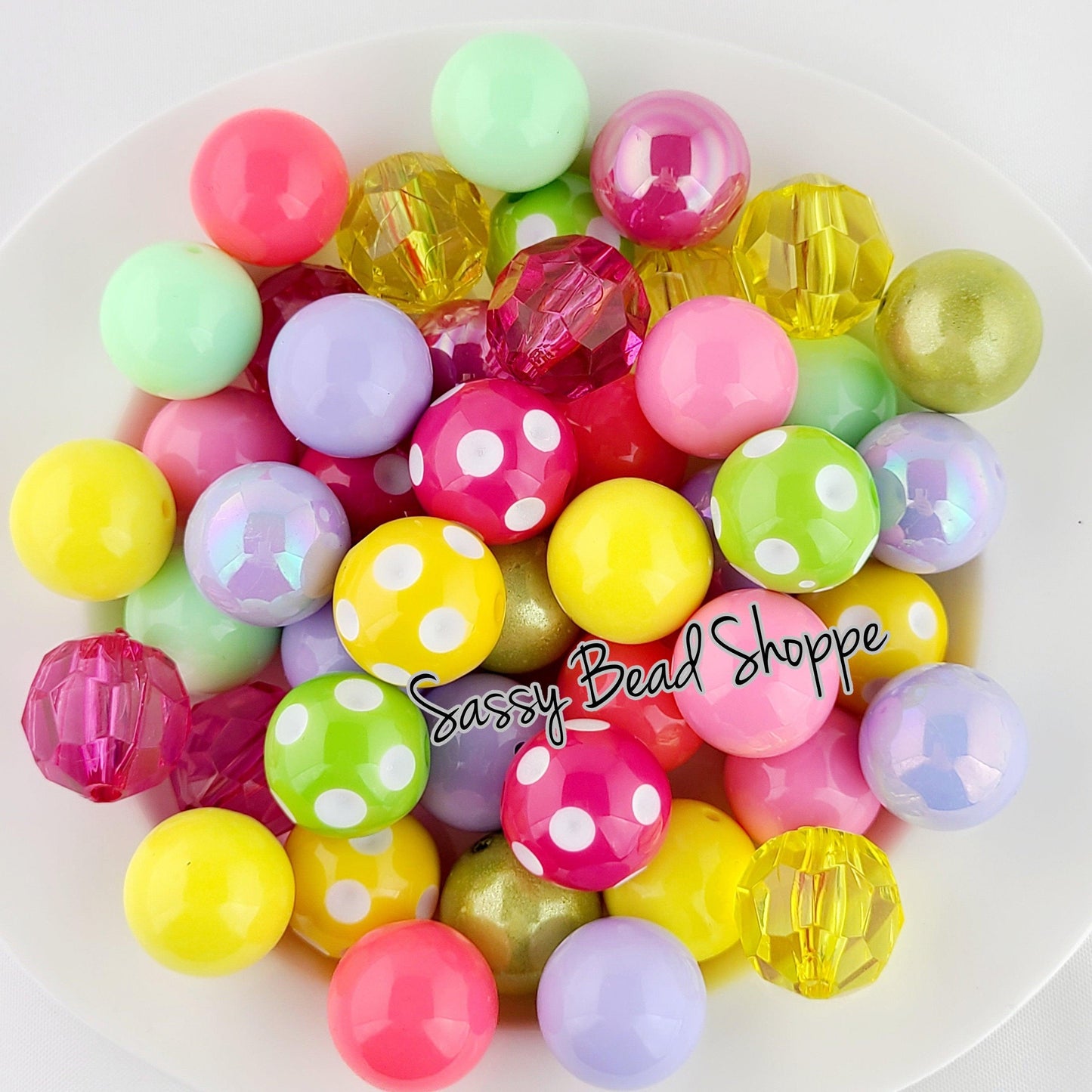 Easter Eggs Bubblegum Bead Mix - Sassy Bead Shoppe