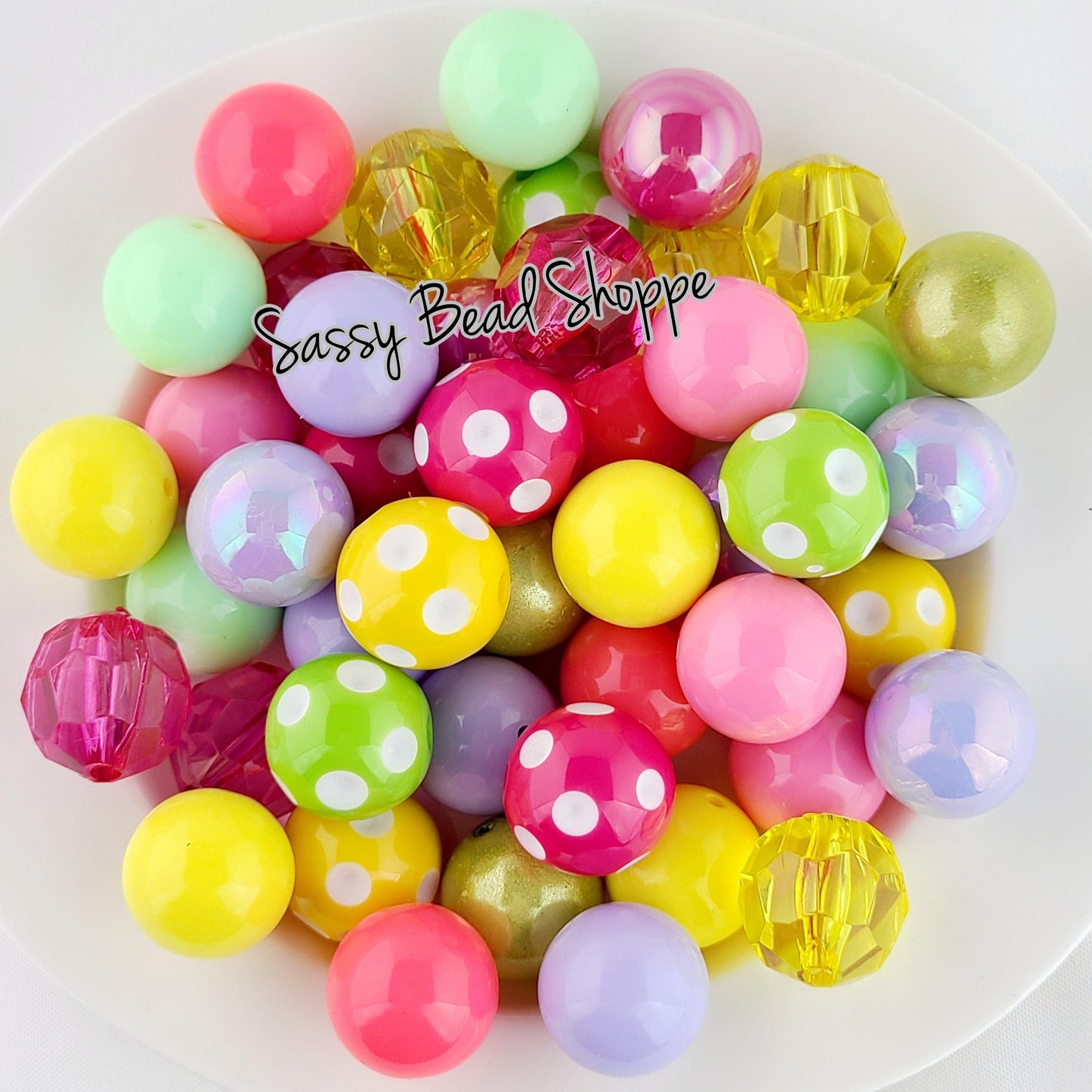 Easter Eggs Bubblegum Bead Mix - Sassy Bead Shoppe