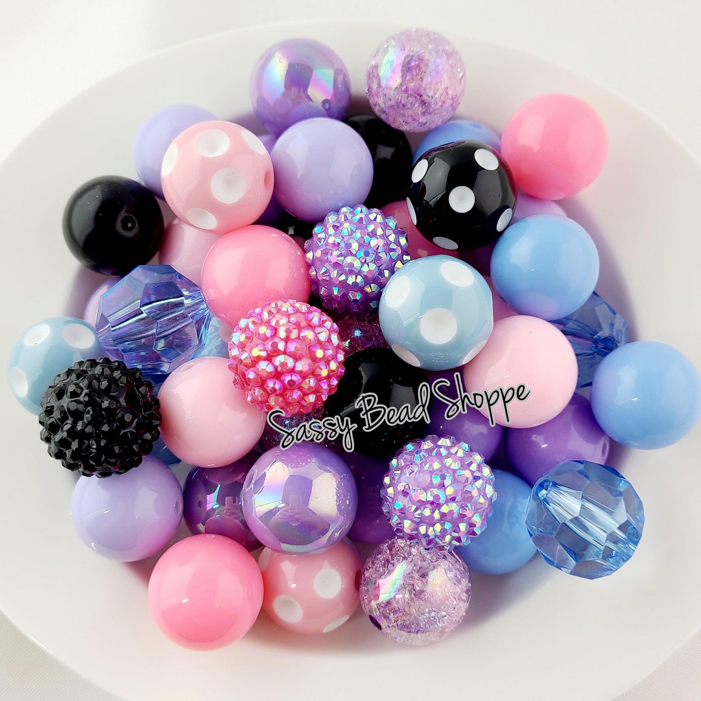 Honey Bunny Bubblegum Bead Mix - Sassy Bead Shoppe